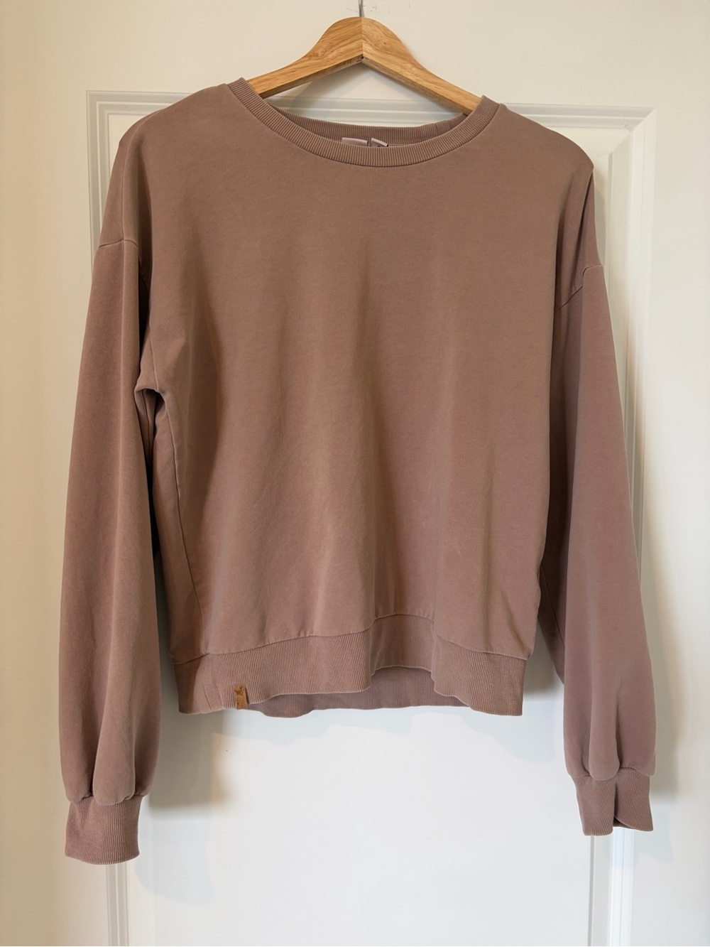 tentree Mauve Brown Relaxed Crewneck Sweatshirt